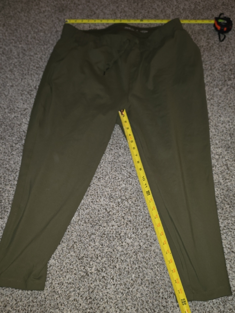 Old Navy Olive Active High Rise Slim Taper Powersoft Coze Edition Xl